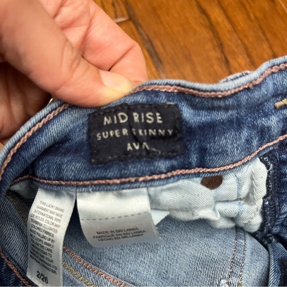 Lucky brand mid rise super skinny Ava jeans - Picture 6 of 12